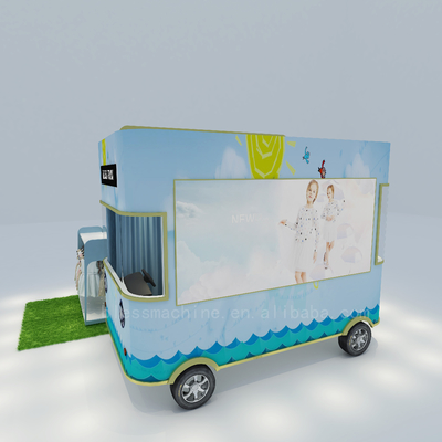 2022 Elektrische mobiele mode Kinderkleding Truck voor kledingverkoop Gemakkelijk