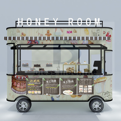 Elektrische mobiele taart dessert koekje chocolade bestelwagen wagen 40 km per uur snelheid
