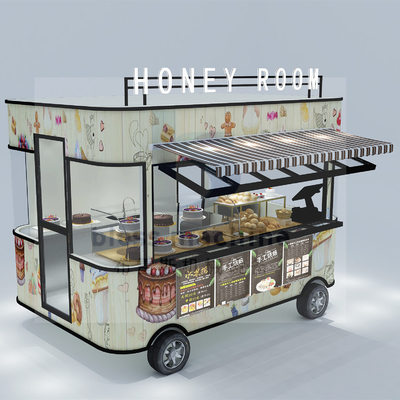 Elektrische mobiele taart dessert koekje chocolade bestelwagen wagen 40 km per uur snelheid