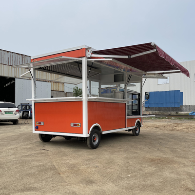 Multifunctionele batterijpakket Fast Food Snack Catering Van Truck Cart voor de detailhandel
