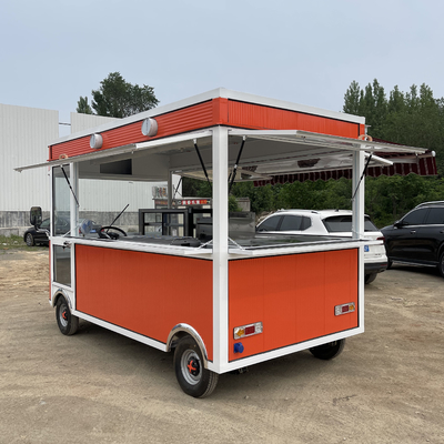 Multifunctionele batterijpakket Fast Food Snack Catering Van Truck Cart voor de detailhandel