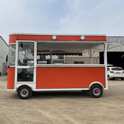 Multifunctionele batterijpakket Fast Food Snack Catering Van Truck Cart voor de detailhandel