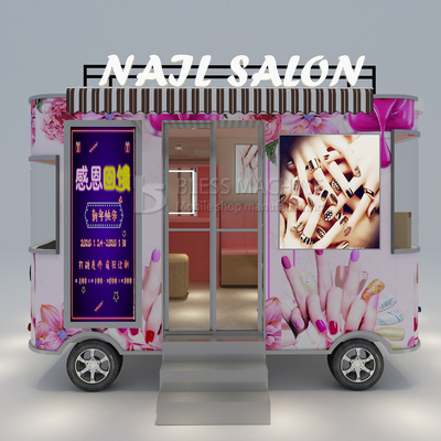Elektrische mobiele nagel manicure salon Truck trailer cart 2023 Hot arrival van Outlet