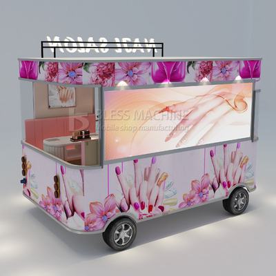 Elektrische mobiele nagel manicure salon Truck trailer cart 2023 Hot arrival van Outlet