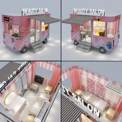 Elektrische mobiele nagel manicure salon Truck trailer cart 2023 Hot arrival van Outlet