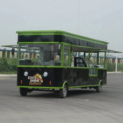 Super Performance Silver Mobile Juice Car met lage investering en snackmachines functie