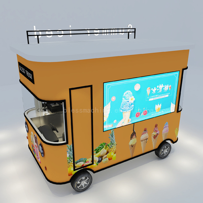 2022 Global Electric mobiele ijs- en koeldranktruck op maat voor zomer ijs