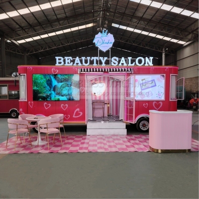 40 km per uur Batterij-aangedreven mobiele salon Truck voor schoonheid make-up en spa diensten
