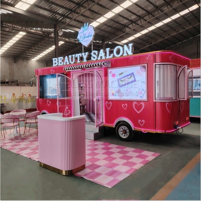 40 km per uur Batterij-aangedreven mobiele salon Truck voor schoonheid make-up en spa diensten