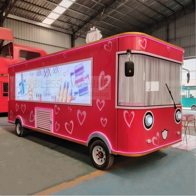 40 km per uur Batterij-aangedreven mobiele salon Truck voor schoonheid make-up en spa diensten