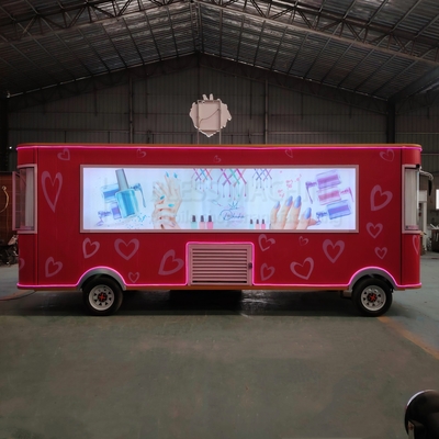 40 km per uur Batterij-aangedreven mobiele salon Truck voor schoonheid make-up en spa diensten