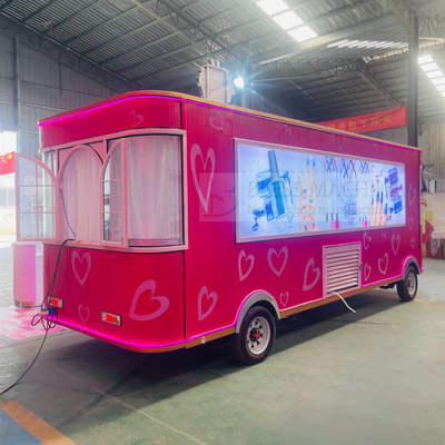 40 km per uur Batterij-aangedreven mobiele salon Truck voor schoonheid make-up en spa diensten