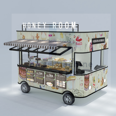 2022 Style Elektrische bakkertruck voor verjaardagstaart en koekjes 4 wegwielen 1000kg