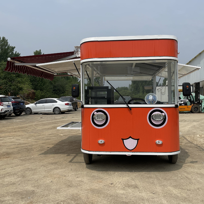 Elektrische mobiele bruidstaart verjaardagstaart dessert gebak hamburger broodje hotdog truck trailer cart