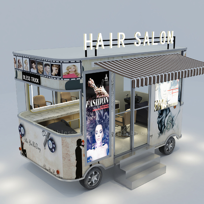 2022 Elektrische mobiele kapperswinkel kapsalon bestelwagen machines functie 40 km per uur