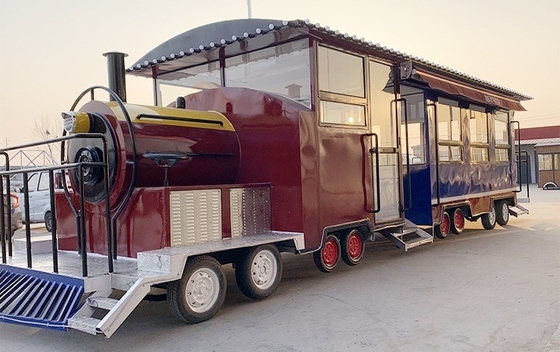 Stijl Trein Landschap Voedsel Truck Mobiele Voedsel Trike voor handelszekerheid en buitenverkoop