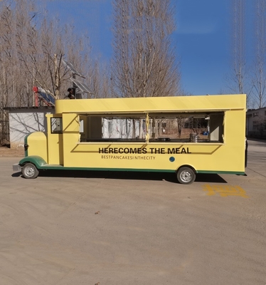 Elektrische mobiele bestelwagen voor fastfood snacks ijs en dranken meest praktisch