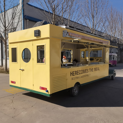 Elektrische mobiele bestelwagen voor fastfood snacks ijs en dranken meest praktisch