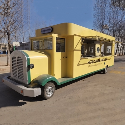 Elektrische mobiele bestelwagen voor fastfood snacks ijs en dranken meest praktisch