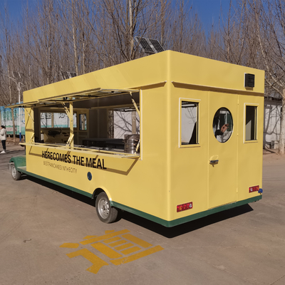 Elektrische mobiele bestelwagen voor fastfood snacks ijs en dranken meest praktisch