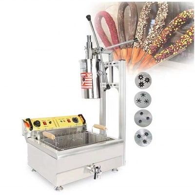 Super Performance Spaanse Churros Machine met lage investering en roestvrij staal materiaal
