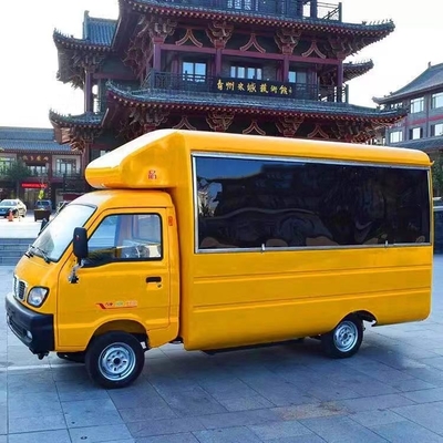 Multipurpose elektrische mobiele bestelwagen perfect voor detailhandelaren die fastfood nodig hebben