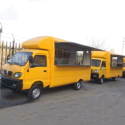 Multipurpose elektrische mobiele bestelwagen perfect voor detailhandelaren die fastfood nodig hebben