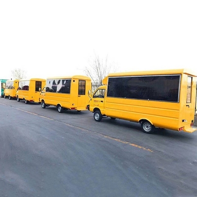 Multipurpose elektrische mobiele bestelwagen perfect voor detailhandelaren die fastfood nodig hebben