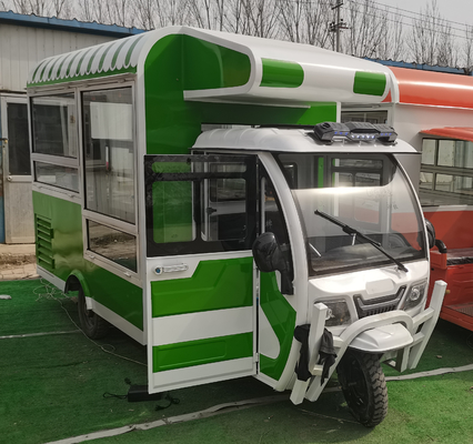 Multifunctionele mobiele elektrische driewieler voor fastfood snacks en dranken Outlet 2023