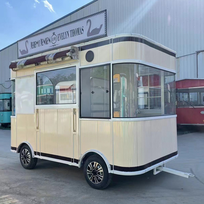 2023 Elektrische mobiele voedingsmiddelen Commodity Retail Goods Shop Boutique Van Truck Trailer Cart