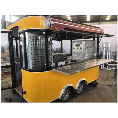 Multifunktioneel eetwagen voor nachtmarkt BBQ-stand en ontbijt Capaciteit 1000 KG