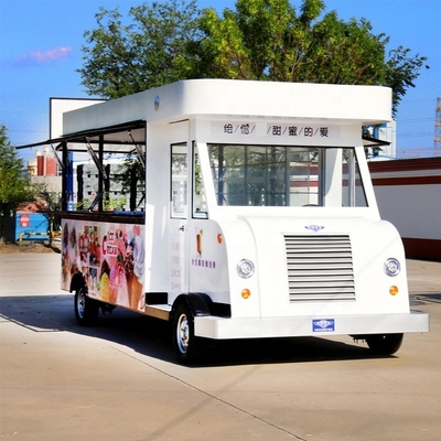 Mobiele voedingswacht Elektrische snacktruck voor snel ontbijt en groenten en fruit