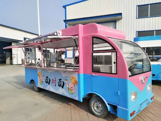 Mobiele voedingswacht Elektrische snacktruck voor snel ontbijt en groenten en fruit