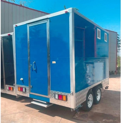 Commerciële mini vierwielige snacktruck voor ontbijt en gebakken touw in mobiele kraam