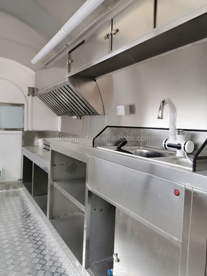 Multifunktioneel elektrisch vierwielig voedseltruck voor koude dranken melk thee en ijs