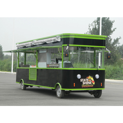 Gezinsvriendelijke elektrische foodtruck met superprestaties gemaakt van 304 roestvrij staal