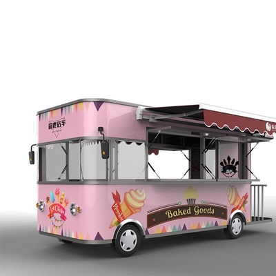 Gezinsvriendelijke elektrische foodtruck met superprestaties gemaakt van 304 roestvrij staal