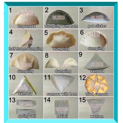 Machine voor het maken van knoflook voor Samosa Empanada 6000 stuks per uur