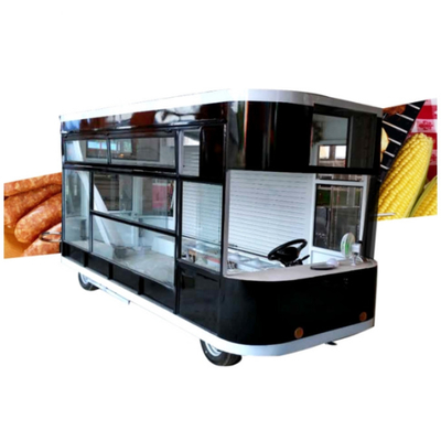L420cm*W180cm*H230cm 600kg zilveren mobiele food trailer 220V/380V