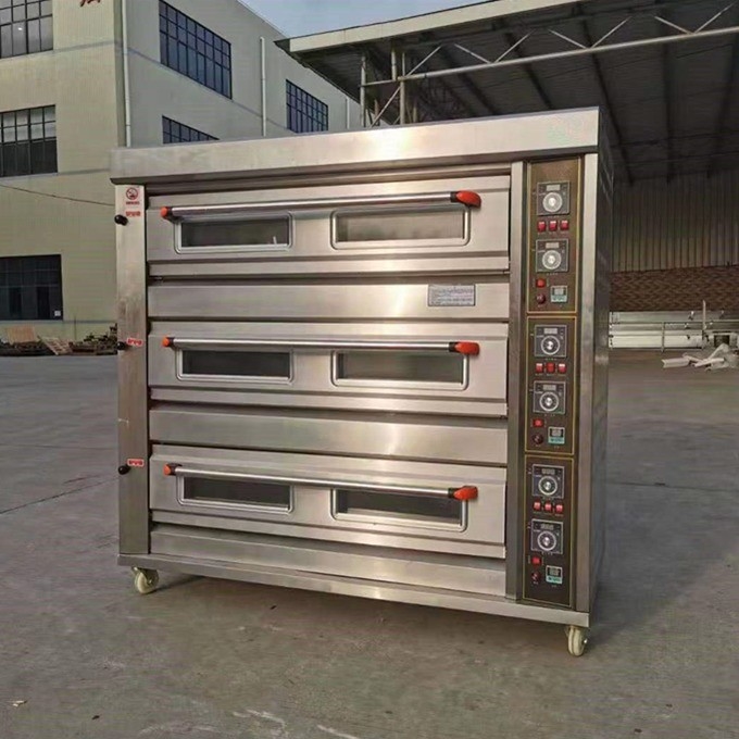 200 kg capaciteit enkelfasige bakoven met gebruiksvriendelijk ontwerp en roestvrij staal