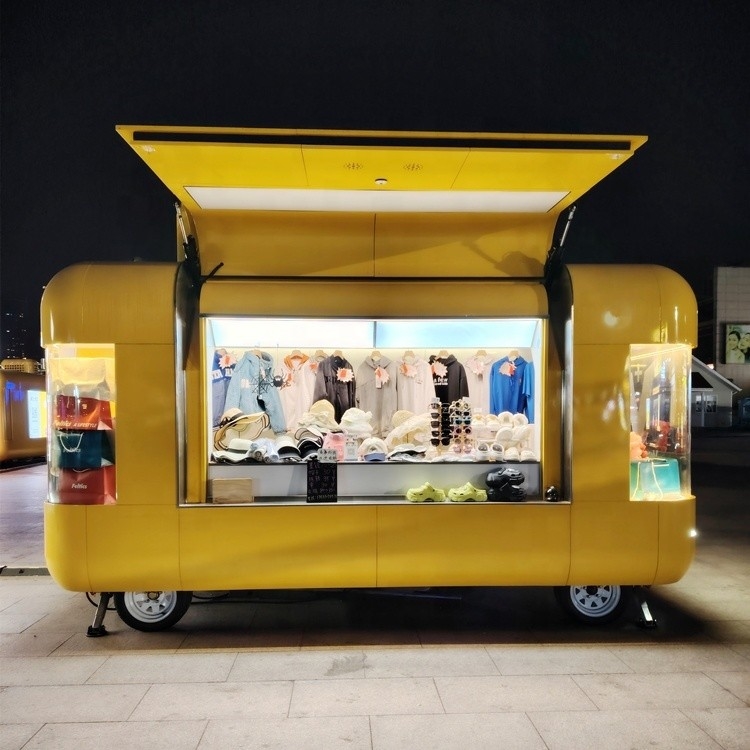 Lange levensduur Super Performance CE goedgekeurde op maat gemaakte foodtrailer voor snacks