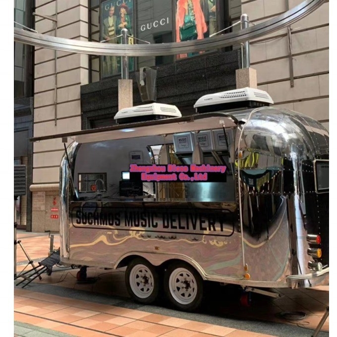 Straatvoedsel trailer Airstream Fast Food karretjes De perfecte aanvulling op elke keuken