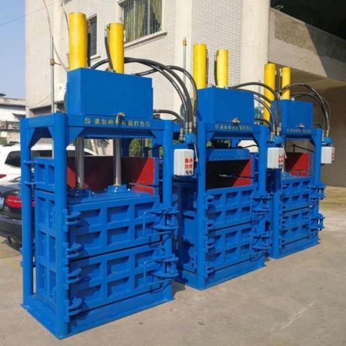 30 KG Druk 30-100Pa Hydraulische kartonbalingpers met horizontaal ontwerp
