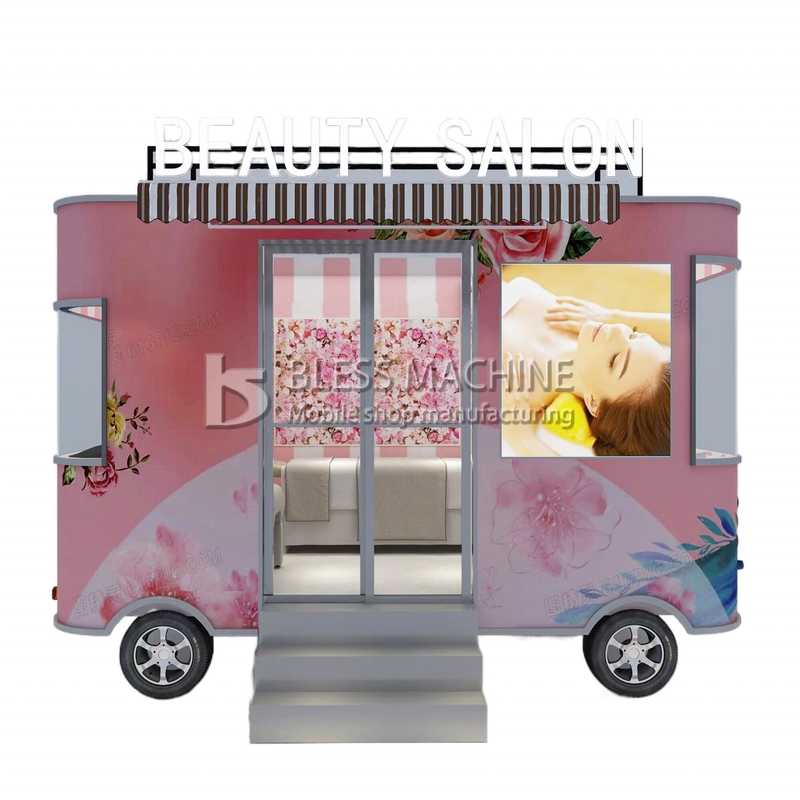 Mobiele kapperszaak met 85 km lange afstand en L420.00cm*W180.00cm*H230.00cm Grootte