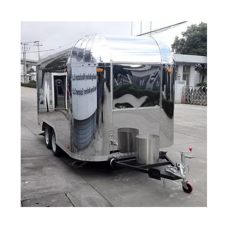 110V/220V/380V Spanning roestvrij staal kleine food trailer voor fast food van bij Direct