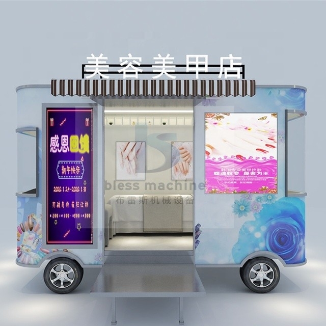 2022 6M Uniek Ontwerp Catering Mobiele Voedsel Truck voor koud drankje en 55 km bereik elektrisch