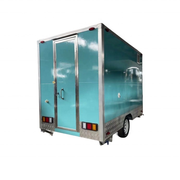 3000*2100*2500MM Spanning 110V/220V Pizza Truck Bbq Keuken Mobiele Fastfood Restaurant