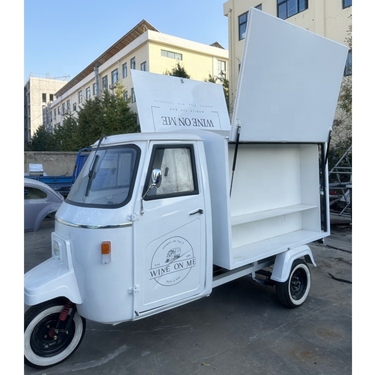 110v/220v Spanning Outdoor Fast Food Vending Cart voor mobiele keuken en straatvoeding