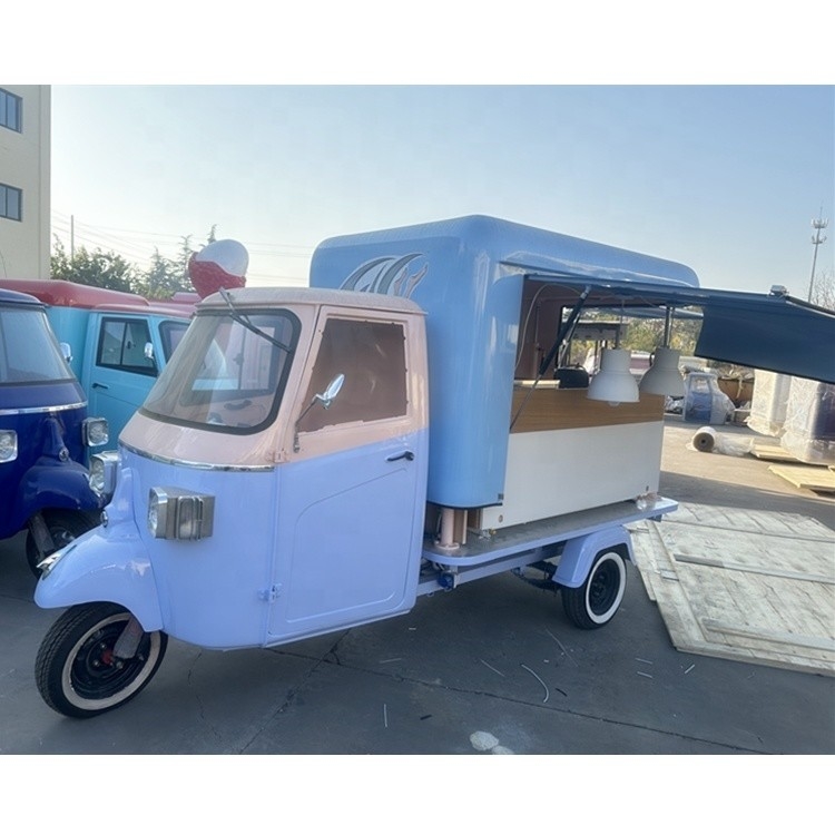 Op maat gemaakte apparatuur Modern Food Crepes Trailer voor de beste verkoop 35km-75km/h snelheid
