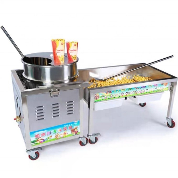 Binnenlandse dorpen actieve vraag 40w Industrielle machine popcorn met handelsgarantie